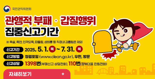  관행적 부패, 갑질행위 집중...